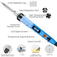 thumbnail image 3 of SREMTCH 80W Electronics Digital Soldering Iron Kit  Adjustable Temperature Welding Tool Soldering Pen New, 3 of 6
