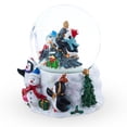 thumbnail image 3 of Penguins' Festive Tree Celebration Snow Water Globe, 3 of 5