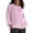 Pink#02, variant on Otntypg Oversized Linen Shirts for Women Long Sleeve Plus Size Tops Gauze Split Side Casual Dressy Blouses Lightweight Crew Neck Loose Cotton Tunic Tops White#02 L