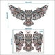 thumbnail image 3 of Vinil Decorativo Búho Volando Multi Color Estancia Dara Baby Syene VinDe034, 3 of 4
