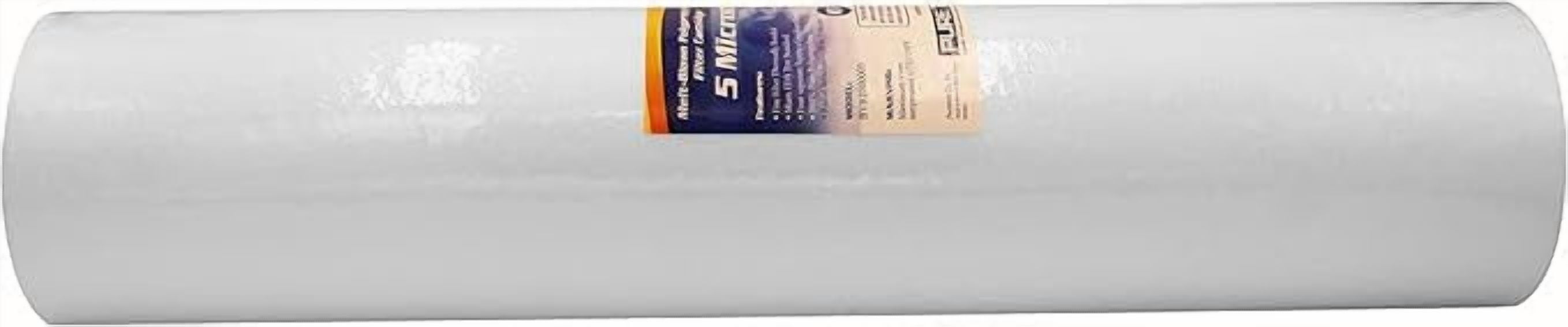 PureT BVB2000005 20x4.5" Water Sediment Filter - NSF Certified - Spun Poly Filter Removes Sediment and Other Organic Debris (5 u Micron Rated)