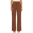 thumbnail image 5 of Hurxie Wide Leg Pants for Women Flowy Palazzo Drawstring Elastic Waist Trousers with Pockets Summer Beach Vacation Clothes Coffee,3XL, 5 of 8
