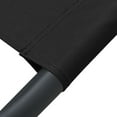thumbnail image 5 of vidaXL Lit de Salon Extérieur Tissu Noir, 5 of 5