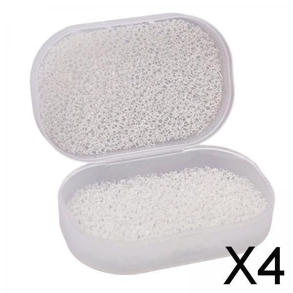 2 Soportes para Barra de Jabón, Jabonera con Protector de Esponja, Recipiente para Jabón, Caja, Escurridor de Esponja, Recipiente, Caja de Jabón con 4 piezas