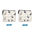 thumbnail image 7 of FORMRS 13-13.3 inch Laptop Sleeve Case Soft Carrying Quilted Computer Bag Cover, Black Cute Cats, 7 of 7