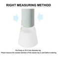 thumbnail image 3 of Rubber Leg Cap End Tip Furniture Table Feet Protector Reduce Noise Prevent Scratches 20mm 3/4" Inner Dia 32pcs, 3 of 7