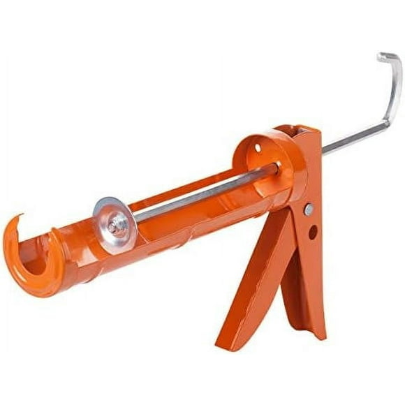 Bates- Caulking Gun, 10:1 Thrust Ratio, Orange, Caulking Tool Gun, Caulk Gun No Drip, Hand Caulking Guns, Silicone Gun, Caulking Gun Tool, No Drip Caulk Gun, Caulk Guns, Caulking Gun Dripless Orange 1