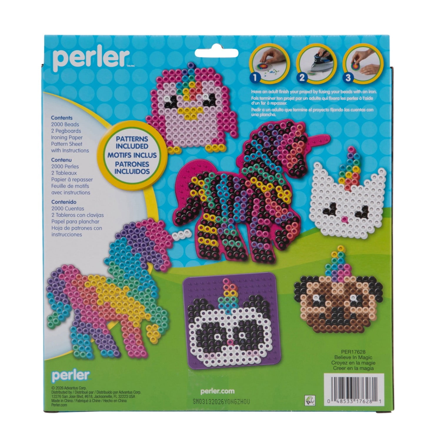 Perler Believe in Magic Unicorn & Panda Jigsaw Puzzle Box Set