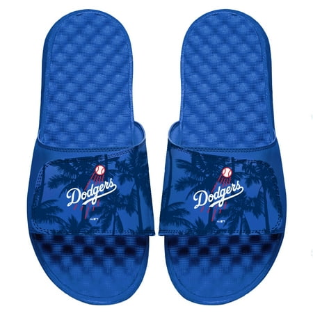 

Men s ISlide Royal Los Angeles Dodgers Loudmouth Palm Tree Logo Slide Sandals