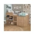 thumbnail image 3 of Cama Multifuncional Individual C/Mesa De Estudio Roble BB08, 3 of 4