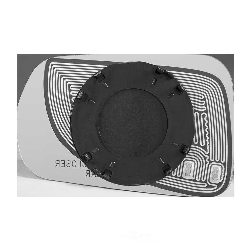 Burco Side View Mirror Replacement Glass with Motor Mount Plate - Clear Glass - 5578HRSG