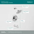 thumbnail image 7 of Peerless Ptt14465 Elmhurst Tub And Shower Trim Package - Bronze, 7 of 7