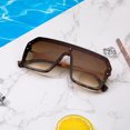thumbnail image 5 of (double Tranches De Th Dans Un Cadre De Fleur De Haricot) Lunettes De Soleil Monobloc Classiques Sans Cadre Au Design Rtro Exquis Pour Hommes Et F, 5 of 5