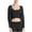 Black, variant on hotojiny Women's Crop Cardigan Long Sleeve Lightweight Cropped Tops Workout Yoga Loose Open Front Shirt