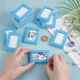 thumbnail image 3 of 15 piezas de tablero rectangular de fieltro para diseño de cuentas, 3 x 5 cm, azul cielo, ideal para bisutería y manualidades (8 mm de grosor)., 3 of 9