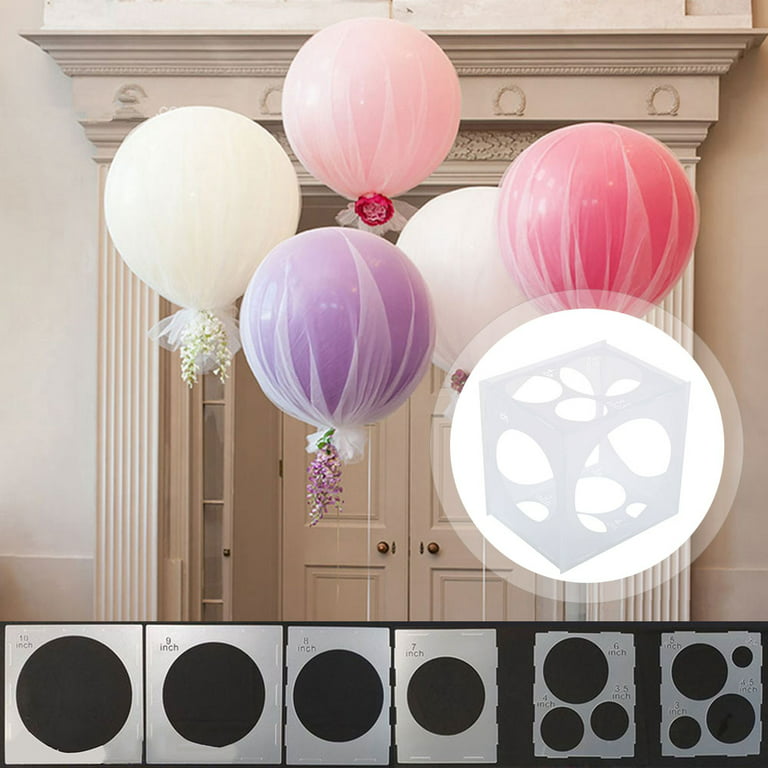 11holes Balloon Sizer Box Collapsible Balloons Measurement - Temu