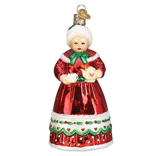 Old World Christmas Mrs. Claus Glass Blown Ornaments for Christmas Tree