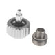 thumbnail image 2 of Corona de reloj de 6 mm, ligera, para reparación de relojes con vástago largo, repuesto resistente argén, 2 of 9
