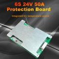 thumbnail image 2 of 6S 24V 50A Lithium Battery Protection Board with Power Battery Balance/Enhance PCB BMS Protection Bo, 2 of 5