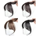 thumbnail image 4 of Women Black Bangs Toppers (Black) Girl Daily Wear Toupee Wigs Hair Extensions Toupee for Covering White Loss Daily Wear, 4 of 8