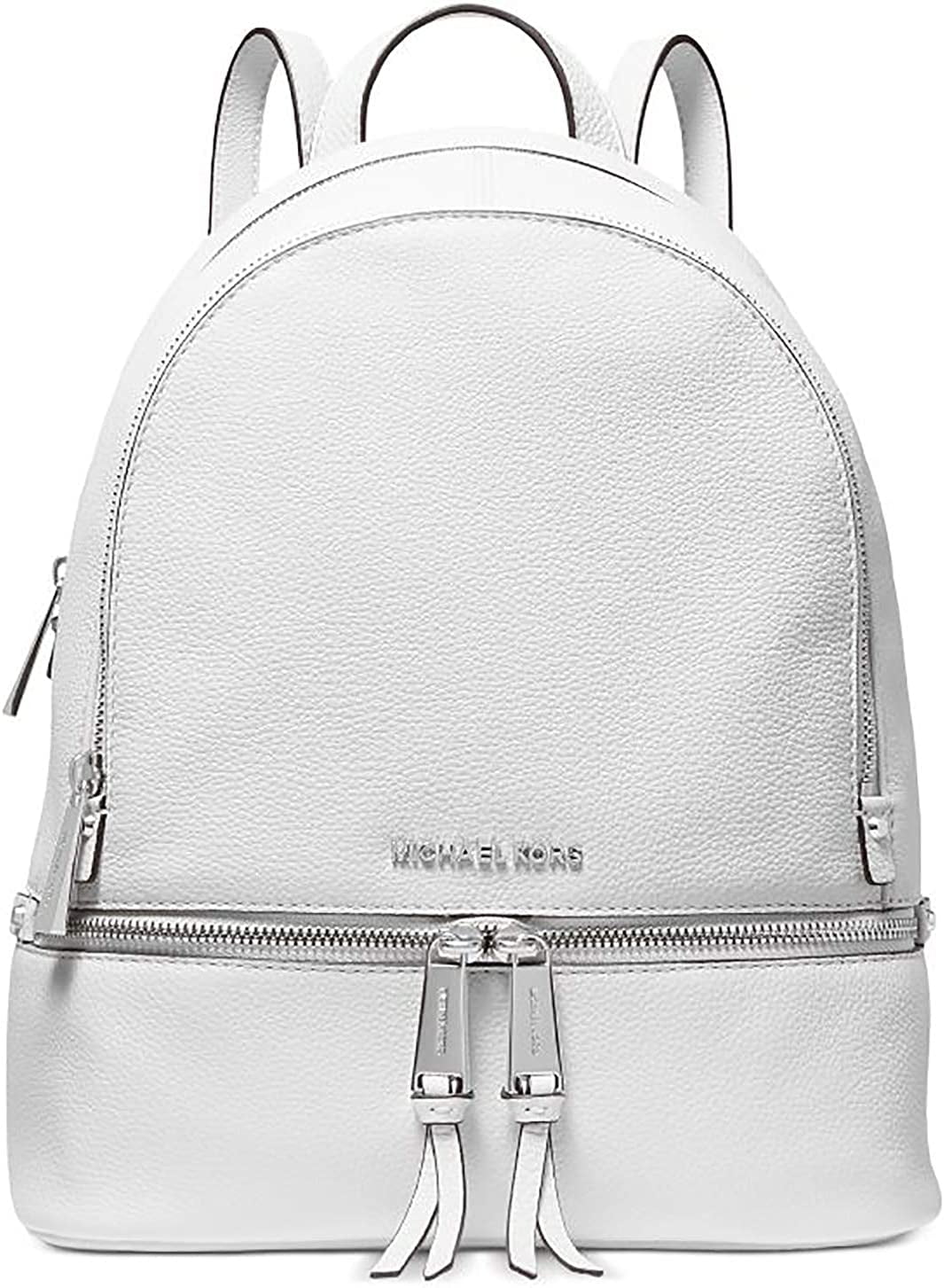 Michael kors silver backpack sale