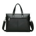 thumbnail image 2 of Fashion Personality Casual Men's Bag Business Handbag,Black, 2 of 2