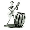 thumbnail image 1 of EeaseMX Figura de músico de metal con forma de guitarrista, soporte para bolígrafos, decoración creativa de escritorio, 1 of 8