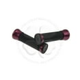 thumbnail image 1 of Red Anodized CNC Hand Grip 7/8" Handlebar OEM Replacement Rubber Artemis, 1 of 3