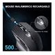 thumbnail image 4 of Mouse Inalámbrico Wünd  Bluetooth Recargable Ergonomía 2.4g 3modos, 4 of 5