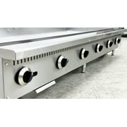 72 in. Commercial Griddle NSF Gas Heavy Duty Griddle Stainless Steel Flat Griddle, Cooking Equipment