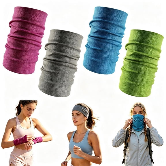 Cooling Towels Bulk, Soft Microfiber Cooling Neck Wraps For Hot Weather, Quick Dry Gym Towel And Sweat Towel For Yoga, Golf, Hiking, Camping And Outdoor Activities