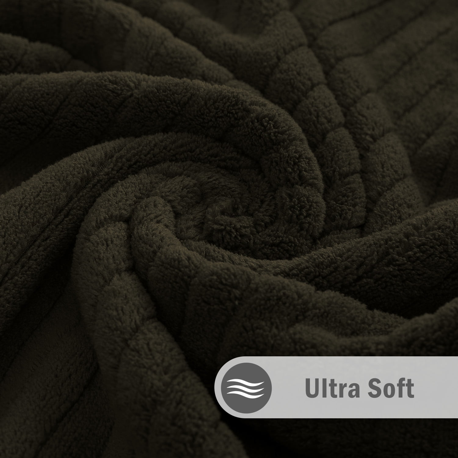 COVINA 4-Pack Bath Towel Set Black Brown Microfiber Bathroom Towel Set Ultra Soft Plush Oversized Towels Adult Luxury Bath Sheet