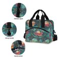 thumbnail image 3 of FORMRS Reusable Lunch Bag for Work School Leakproof Insulated Cooler with Adjustable Shoulder Strap, Art Water Lilies Pattern, 3 of 6