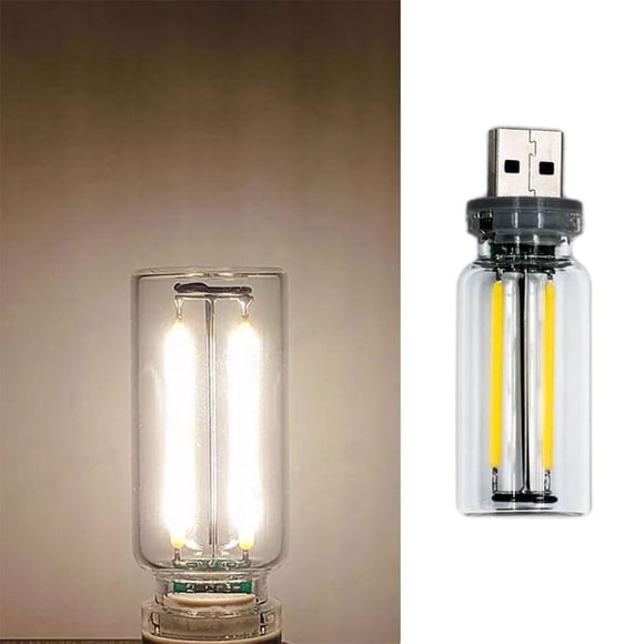USB Touch Night Light, Ceramic Bulb, 5V, Color Changing, for Bedroom & Car