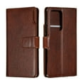 thumbnail image 2 of Allytech Galaxy S20 Ultra Case 6.9", Premium PU Leather 9 Cards Slots Book Style Magnetic Clasp Pocket Purse Folio Flip Kickstand Shockproof Cover for Samsung Galaxy S20 Ultra,Brown, 2 of 10