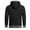 Black, variant on Pullover Hoodie for Men Long Sleeve Hooded Sweatshirt Casual Hoodies with Pockets
