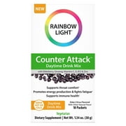 Rainbow Light Counter Attack Daytime Powder Elder Citrus -- 10 Packets