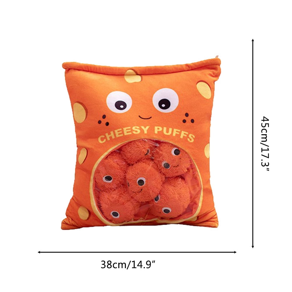 Cheese Puff Plush Toy Soft Cheesy Puff Plush Toy Puff Balls Cute