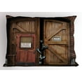 thumbnail image 1 of Zombie Pillow Sham Monsters behind Wooden Door Demon Halloween Holiday Fear Fantasy Picture, Decorative Standard Size Printed Pillowcase, 26 X 20 Inches, Umber Chestnut Brown, by Ambesonne, 1 of 2