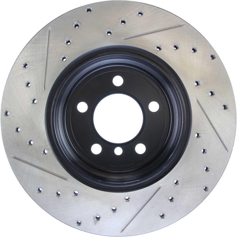 Stop Tech 127.34065L Sportstop Slotted and Drilled Brake Rotor Fits select: 2002-2005 BMW 745, 2003-2005 BMW 760