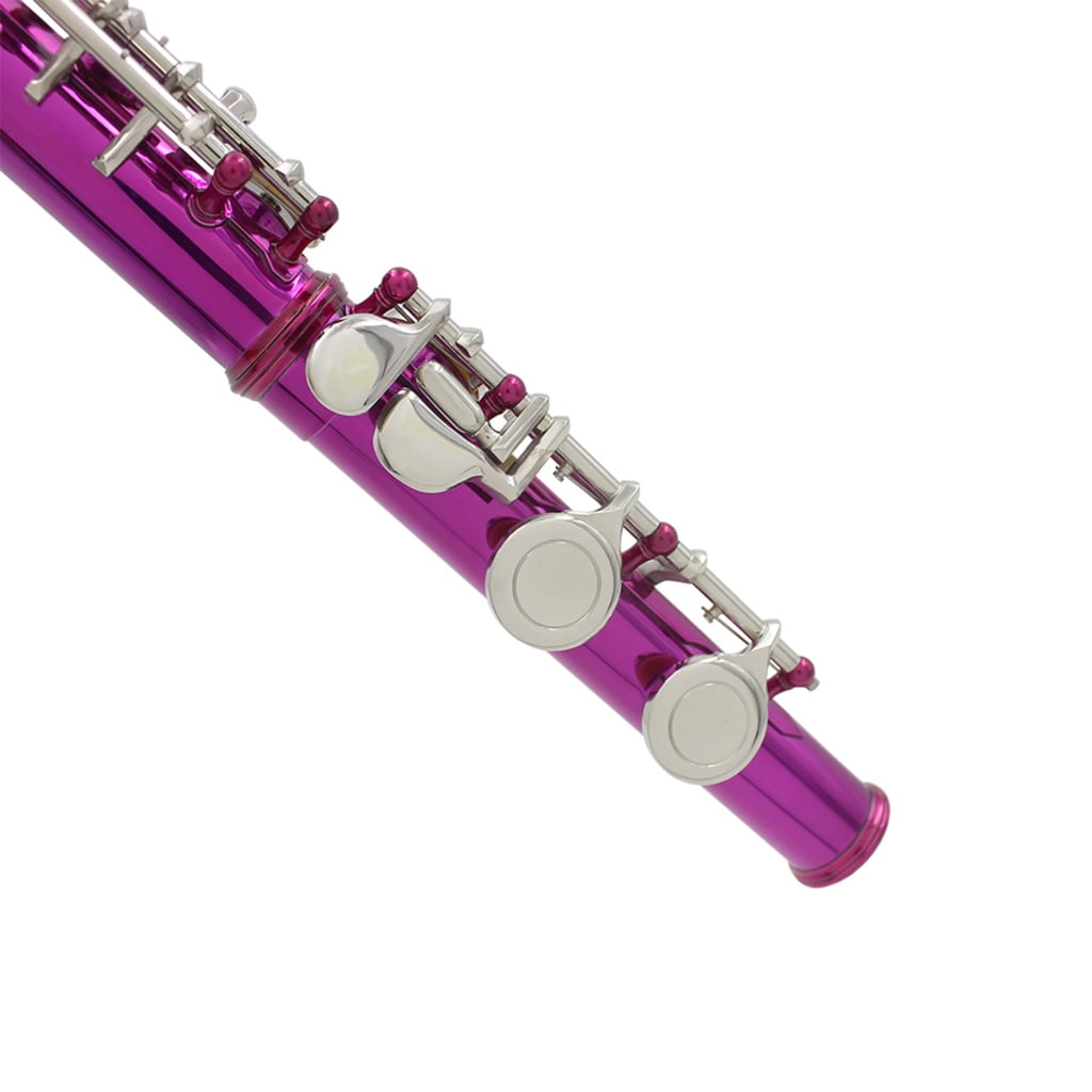Professional Horizontal Flute With Bag Cloth Stick 16 Hole C Tone Closed Hole Flute Woodwind Instrument