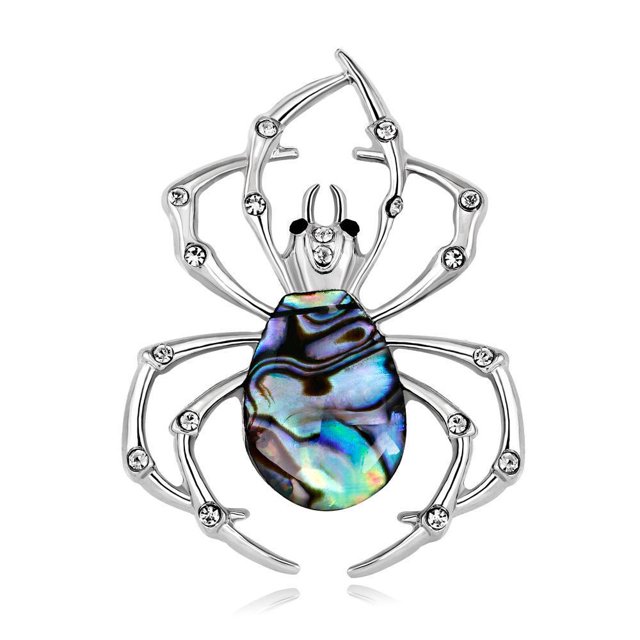 Personalized spider brooch, trendy versatile shell collection, personalized spider brooch accessories