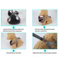 thumbnail image 4 of LiMimmuu Pet Vest Harness Pet Leash Plaid Pattern Adjustable Pet Vest Harness Pet Vest Harness Design Adjustable Plaid Pattern Lost Towing Comfortable Fit Outdoor Walking Dog Chest Strap with Bell, 4 of 6