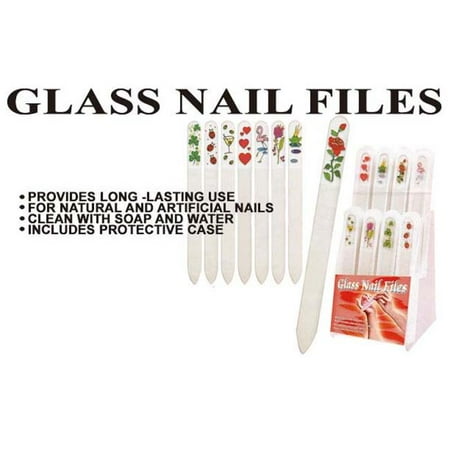 Puka 2751 Glass Nail File #2 with Protective Case