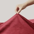 thumbnail image 5 of Cozy Comfort Fleece Bed Blankets Queen Size Red - Soft Lightweight Plush Fuzzy Cozy,90X90 inches, 5 of 5