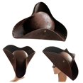 thumbnail image 3 of Disfraz de caballero renacentista medieval para hombre, sombrero pirata, disfraz de fantasía, chaqueta, collar, ropa de carnaval de Halloween, 3 of 5