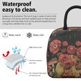 thumbnail image 3 of Lunch Bag Lunch Box for Women Reusable Insulated Lunch Cooler Bags,Large Capacity for Work Travel Picnic,Water-Resistant Halloween Lunch Tote Bag Gifts for Woman Mom Black, 3 of 5