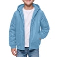 thumbnail image 2 of BFHHYA Boys Winter Coat Teens Youth Casual Zip up Quilted Jackets Windproof Windbreaker Kids Long Sleeve Hooded Outwear with Pockets 5-16 Years, 2 of 8