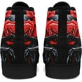 thumbnail image 3 of Womens Gothic High-Top Canvas Sneakers Punk Style Alternative Streetwear Canvas Shoes, Lace-Up Casual Skate Shoes for Men, 3 of 5