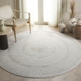 thumbnail image 2 of SAFAVIEH Hanna Lynna Traditional Area Rug, Taupe/Ivory, 6'7" x 6'7" Round, 2 of 7